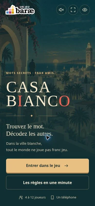 Accueil de CasaBianco