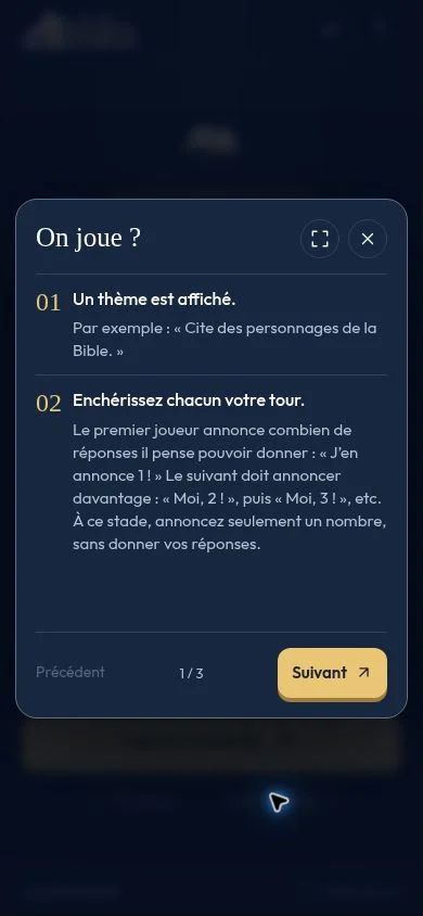 Les règles de J’annonce la Parole