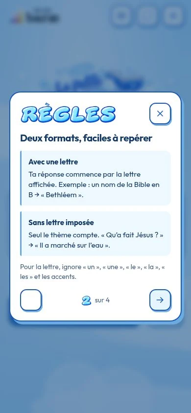 Rules for La petite Bible