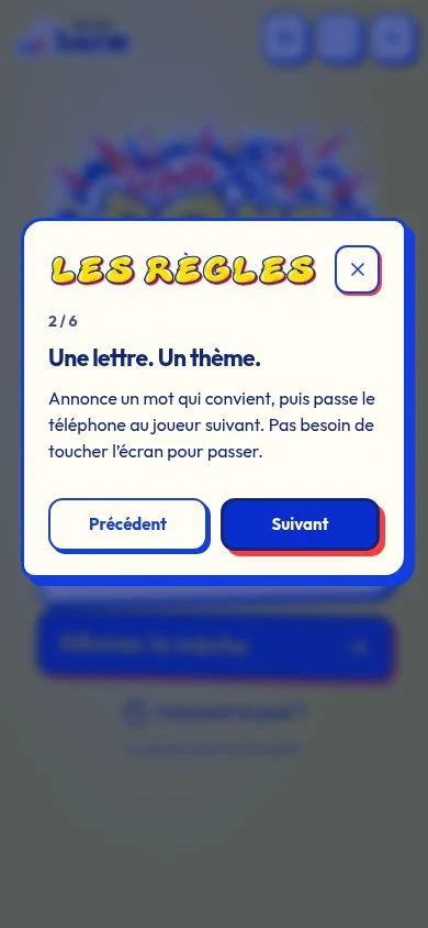 Les règles de La petite BOMB